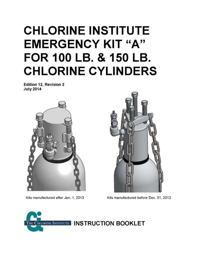 Chlorine Institute Emergency Kit A Inspection Sheet | Indian Springs